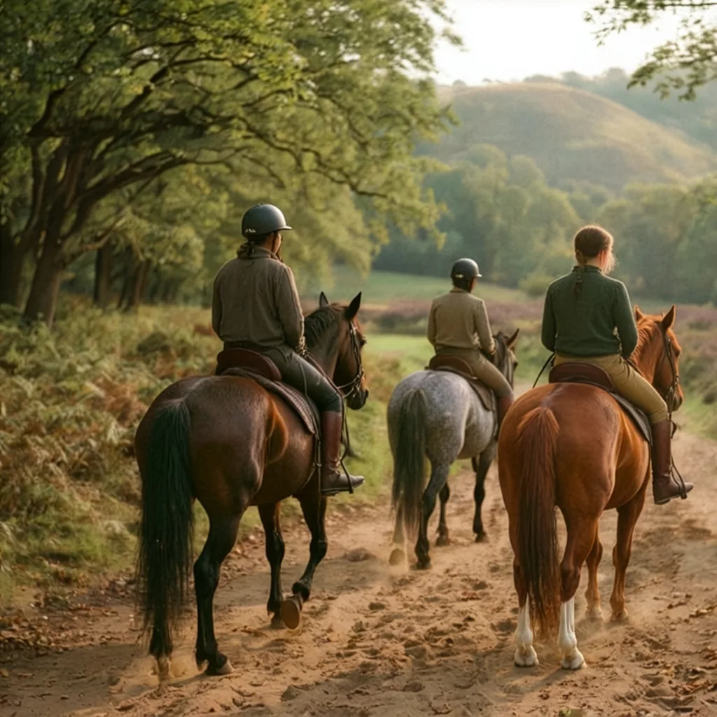 Balade à cheval en Creuse, autour de Saint-Frion